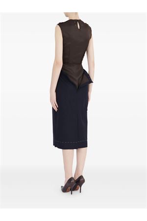 Abito senza maniche in twill misto lana MAISON MARGIELA | S51DD0040MTN091524